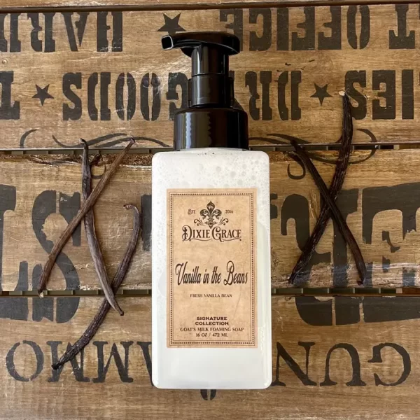 Dixie Grace Vanilla in the Beans - 16 oz. Goat'S Milk Foaming Hand