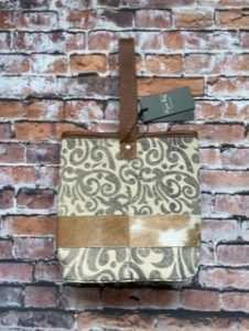 Myra – Leaf Print double Wine Bag