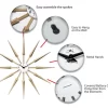 Celeste Sunburst Wall Clock - Image 2