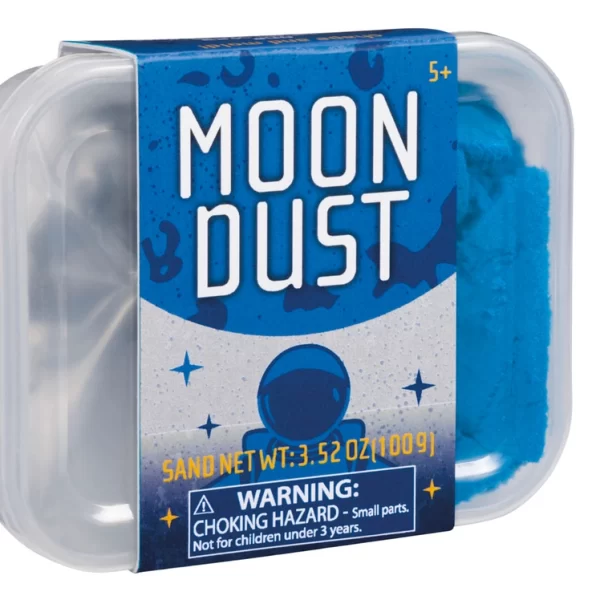 Mars Dirt & Moon Dust Kinetic Sand with Space Figurine