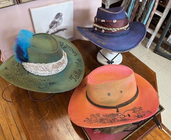 Hat Painting and Decorating Class at Harmony Spirits on Friday October 24th