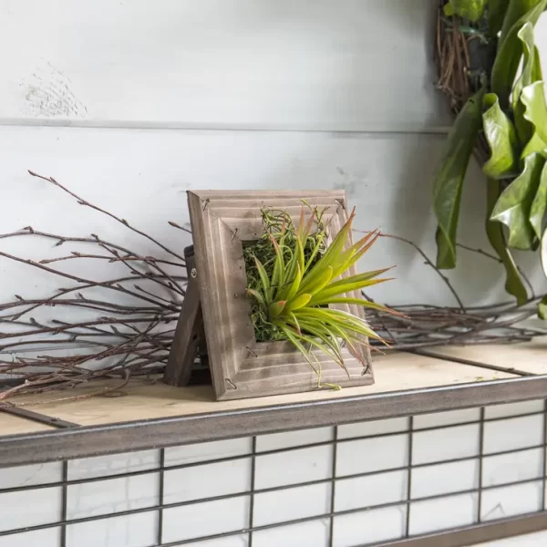 Square Easel Wood Planter