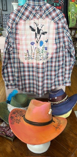 Flannel Shirt and Cowgirl Hat Painting Class Friday November 14th at Urban Artifacts of Preston
