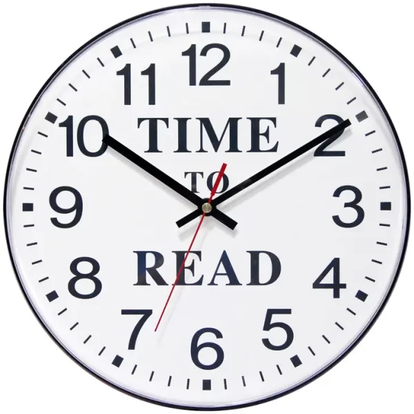 ITC Time to Read Round Wall Clock