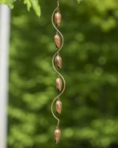 Flamed Bell Spiral Wind Chime