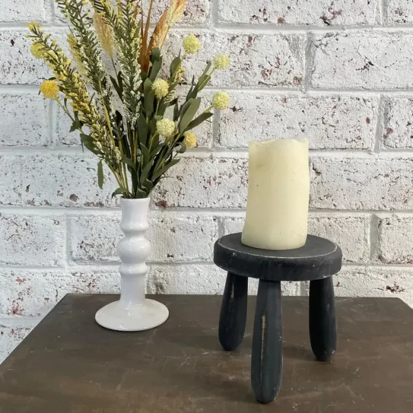 Medium Stool with Three Thick Legs