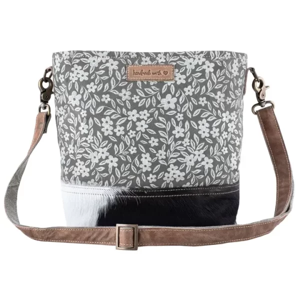 Floral Cluster Shoulder Bag - Unisex