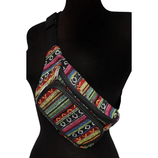 Boho Navajo Baja Tribal Woven Bum Bag Fanny Pack