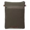 Canvas Leather Women's Crossbody - Dun/Raw Umber - Image 2