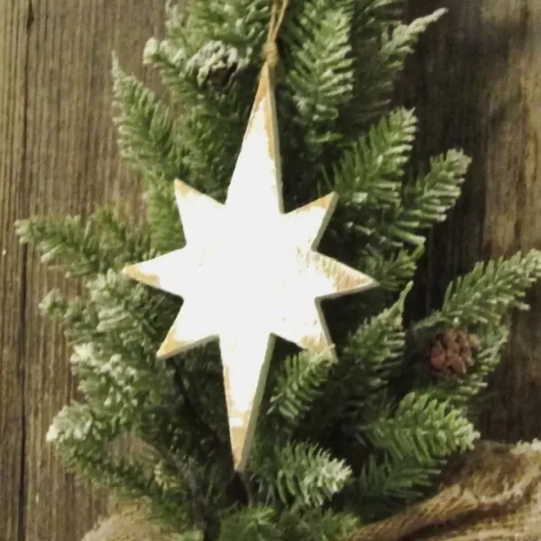 Rustic Bethlehem Star Ornament