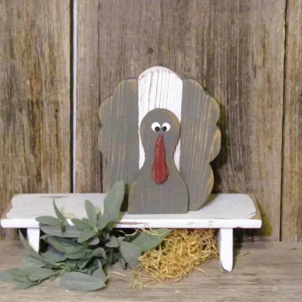 7 1/4 Inch Wood Turkey Shelf Sitter