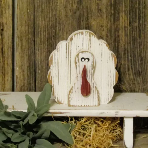 5 Inch Wood Turkey Shelf Sitter