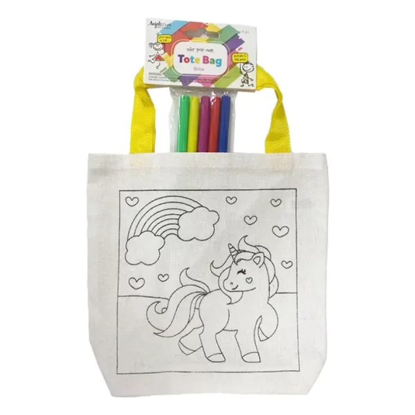 Tote Bag Coloring Kit Unicorn