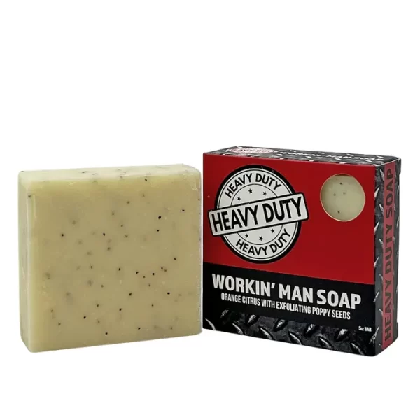 Workin' Man Heavy Duty Soap | Orange Citrus & Poppy Seeds