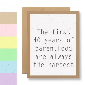 The first 40 years