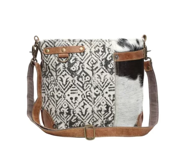 Myra - HAIRON AND COTTON RUG SHOULDER BAG