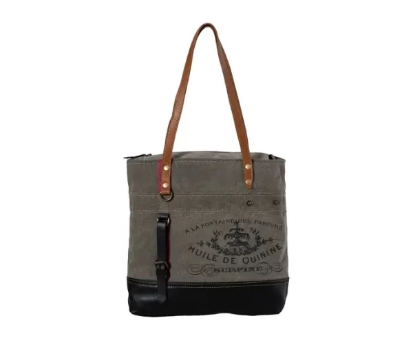 Myra - Fontaine de Parfums Gray Tote Bag