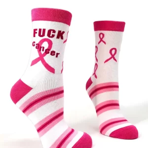 F**K Cancer Women’s Crew Socks