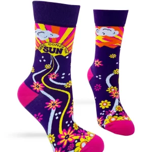 Here Comes the Sun Women’s Crew Socks