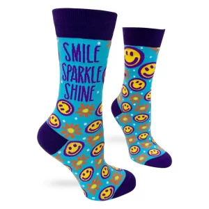 Smile Sparkle Shine Women’s Crew Socks