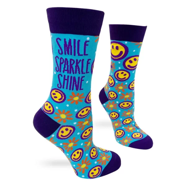 Smile Sparkle Shine Women's Crew Socks