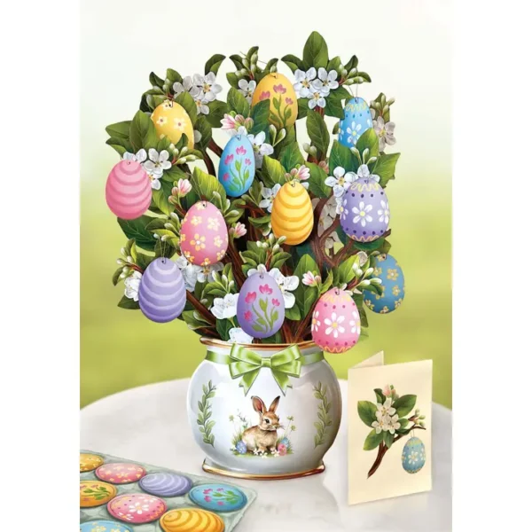 Easter Egg Tree Pop-Up Greeting Cards