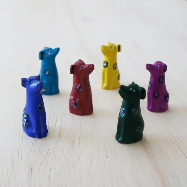 Handmade Fair Trade Stone Dogs Figurine from Kenya