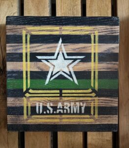 Army Military Sign