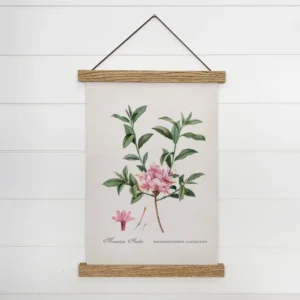 Green Leafy Print- Botanical Mount Azalea Wall Art