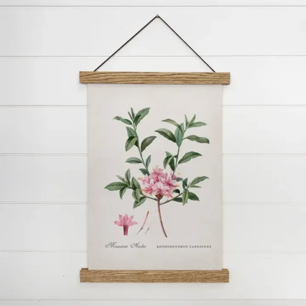 Green Leafy Print- Botanical Mount Azalea Wall Art