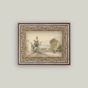 The Road from Versailles Framed Antique Ar