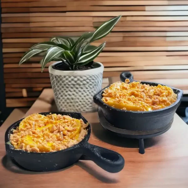 8 oz Apple Pie Cobbler Iron Skillet Candle