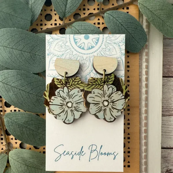 Boho Cute Hand Painted Lightweight Maple Wood
