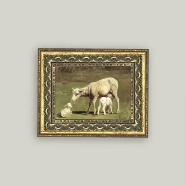 Ewe and Two Lambs
