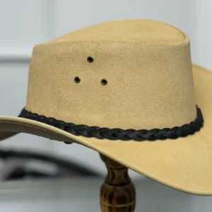 Buttermere Suede Leather Cowboy Style Outback Western Aussie