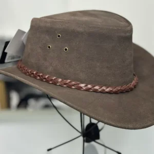 Buttermere Suede Leather Cowboy Style Outback Western Aussie