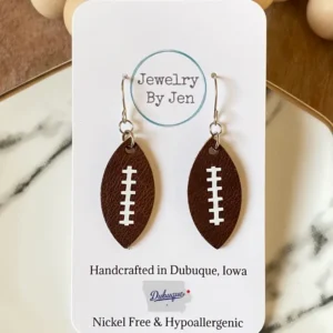 Football Earrings: Small