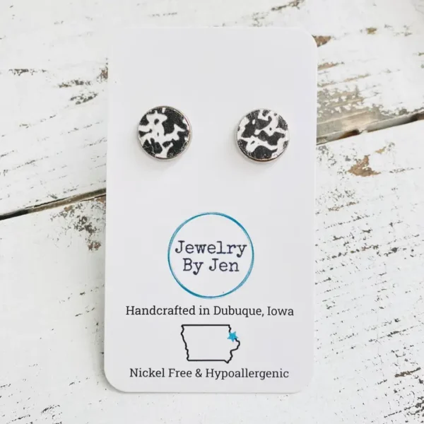 Stud Earrings: Composition Notebook