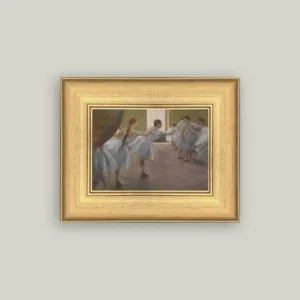 Ballet Rehearsal Framed Antique Art