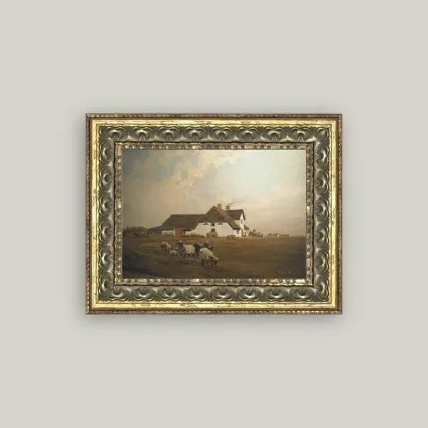 Farmhouse - East Frisia Framed Antique Art