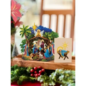 Mini Nativity Greeting Card