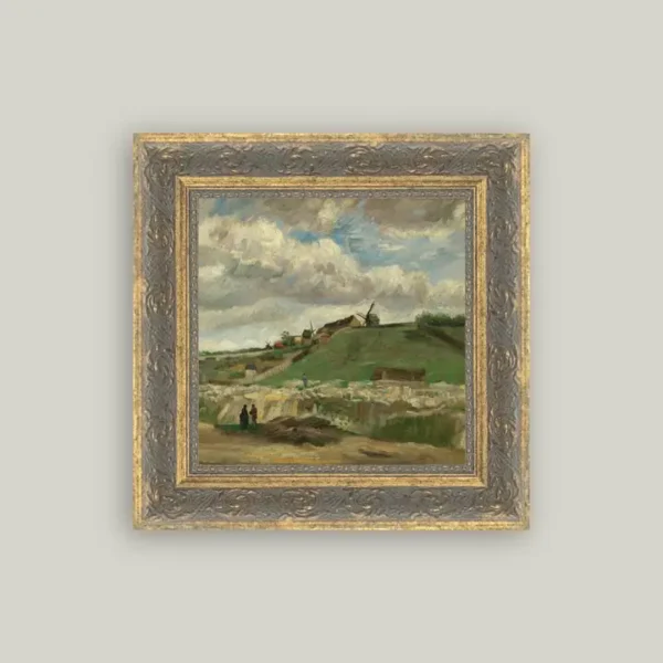The Hill of Montmartre Framed Antique Art