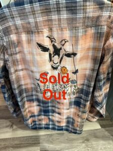 Flannel Shirt Painting Class Thursday November 6th at Urban Artifacts of Preston