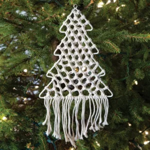Macrame Christmas Tree Wall Hanging