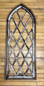 Gothic Vintage Lattice Wooden Window