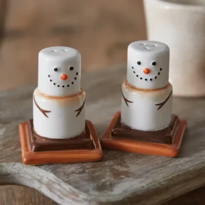 Ceramic Smores Salt and Pepper Shakers