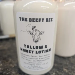 Tallow and Honey Body Lotion – 8 oz Pump Bottle