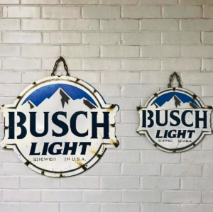 Busch Light beer sign