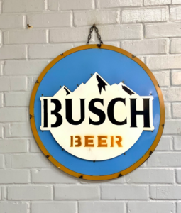 Busch beer sign