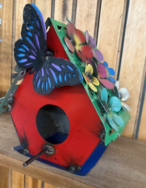 Butterfly hanging birdhouse